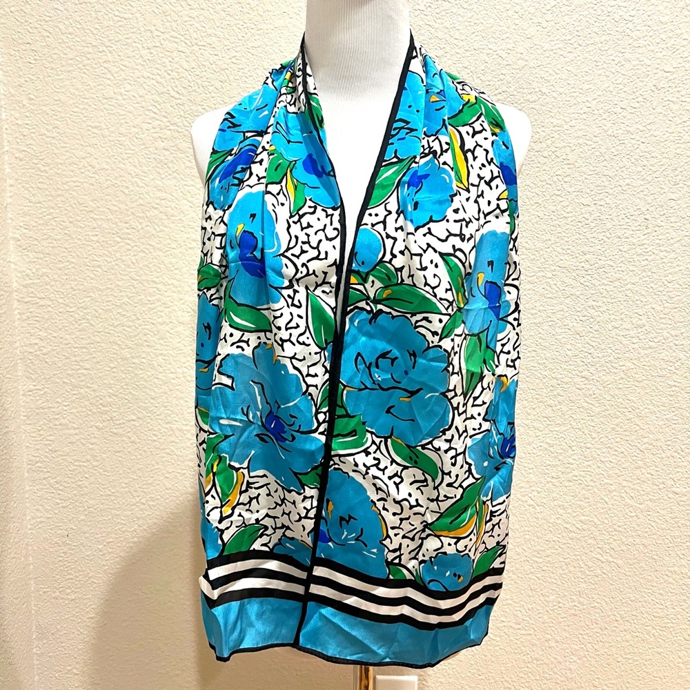 The Specialty House 100% Silk Floral Scarf